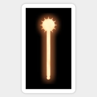 Spiritual Weapon (Orange Morningstar) Sticker